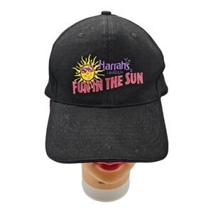 Vintage HARRAH'S‎ CASINO Las Vegas FUN IN THE SUN Strapback Adjustable Hat Cap